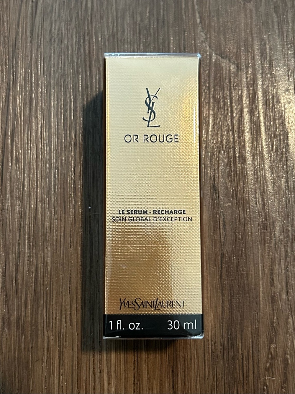New YVES SAINT LAURENT YSL ROUGE LE SERUM RECHARGE SOIN GLOBAL D'EXCEPTION 1 OZ